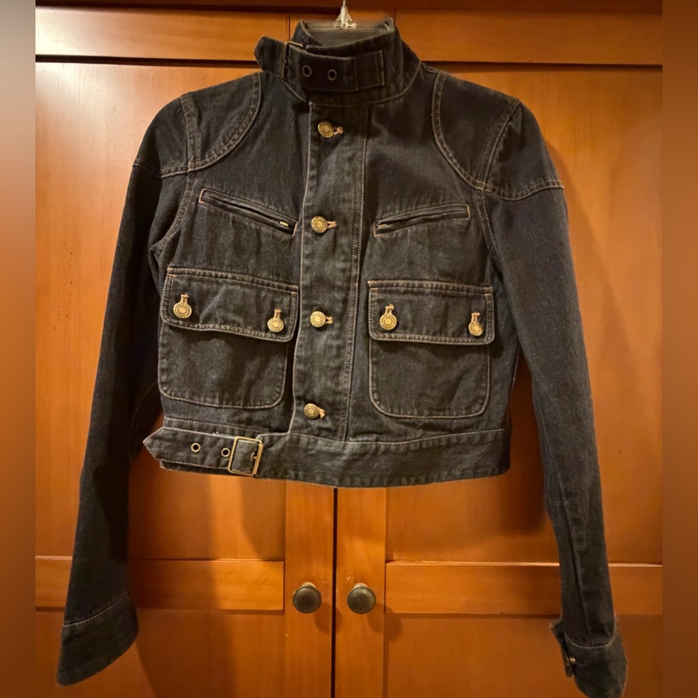 LAUREN JEANS CO JEAN JACKET
SIZE PETITE SMALL
EXCELLENT CONDITION